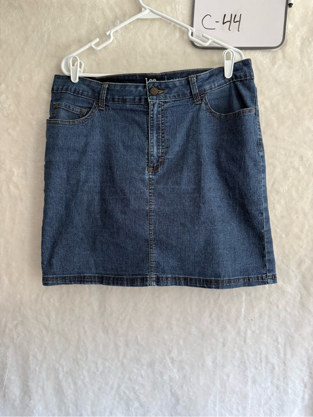 Riders by Lee Dark Blue Denim Mini Skirt